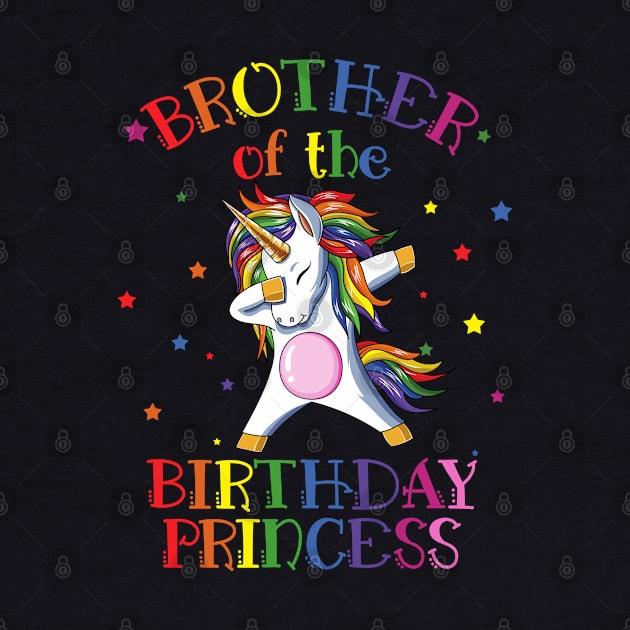 Brother Of Birthday Princess Unicorn by LotusTee